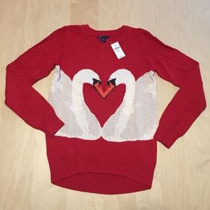NWT Gap Kids Swan Sweater